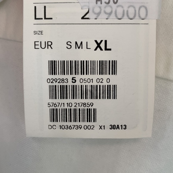 NWT No. 4 H&M Essentials Casual Button Shirt - Picture 4 of 4